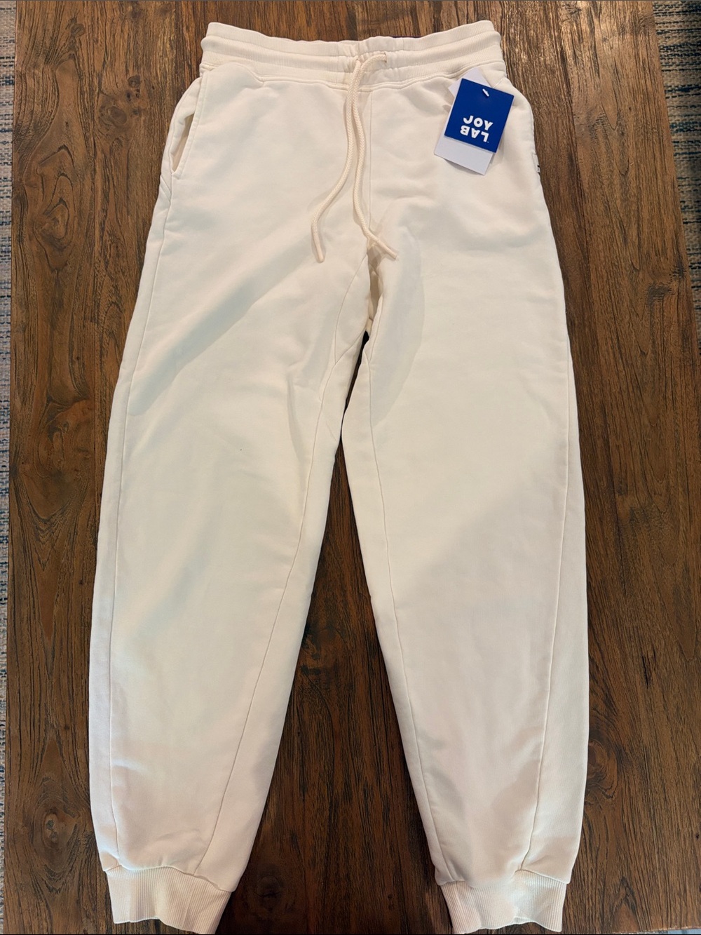 JoyLab Women’s Cream/Off-White Jogger Sweatpants